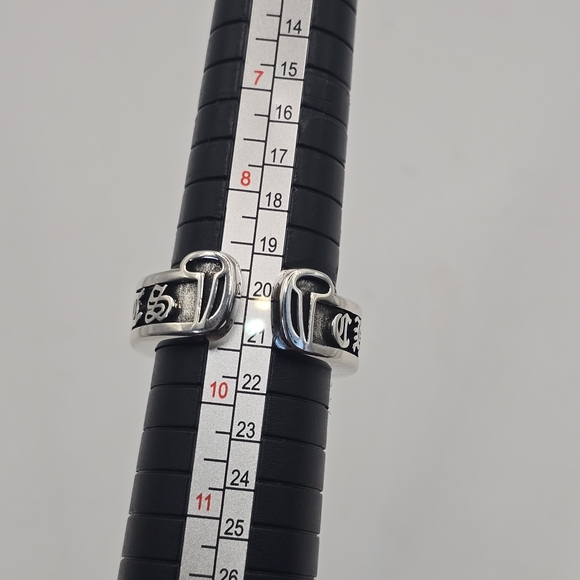 Chrome Hearts 925 Sterling Silver Open Scroll Ring - Picture 10 of 10